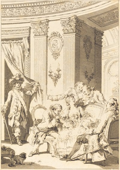 忏悔的男人 作者 Jean Baptiste Tilliard 和 Antoine Jean Duclos 在 Jean Honoré Fragonard 之后