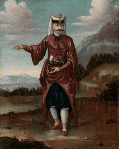 禁卫军士兵 作者 Jean Baptiste Vanmour（工作室）