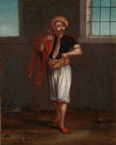 阿尔巴尼亚水手 作者 Jean Baptiste Vanmour（工作室）