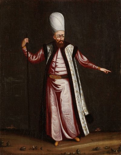 卡普吉·巴奇 (Capoudgi Bachi)，后宫大师 作者 Jean Baptiste Vanmour（工作室）