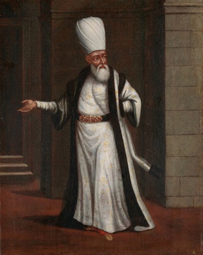 禁卫军总司令阿加 作者 Jean Baptiste Vanmour（工作室）