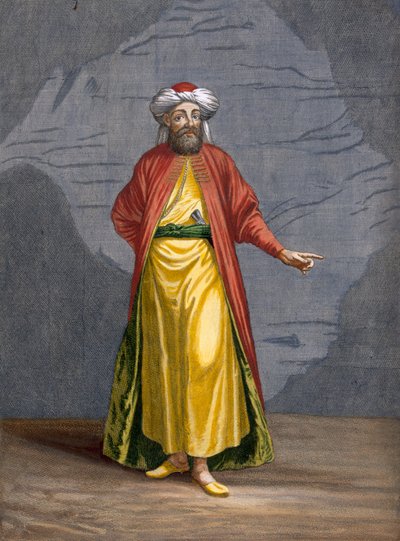 来自Charles de Ferriol的“代表黎凡特的不同国家的一百张照片的集合”中的印第安人板块93，由Gerard Scotin（1671-1716）雕刻，1707-08 作者 让·巴蒂斯特·范穆尔