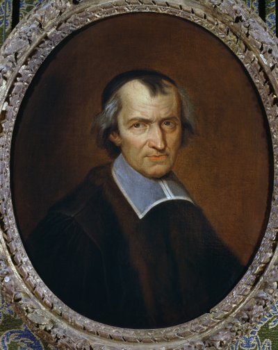 法国詹森主义神学家安托万·阿诺德（Antoine Arnauld，1612-1694）的肖像，由让·巴蒂斯特·德·尚佩涅（Jean Baptiste de Champaigne，1631-1681）绘画 作者 让·巴蒂斯特·尚佩恩