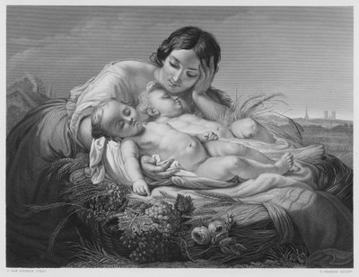 丰富，来自皇家收藏的图片（雕刻）。 作者 让·巴蒂斯特·范·艾肯（Jean Baptiste van Eycken）
