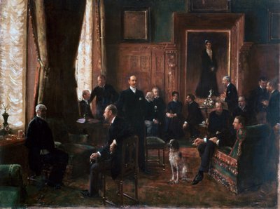 伯爵夫人波托卡的沙龙，1887年 作者 让·贝罗