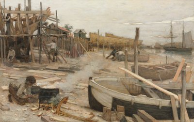 船坞c。 1875年。 作者 让·查尔斯·卡赞