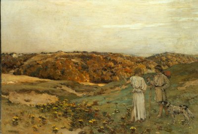 托比亚斯和天使，1878年 作者 让·查尔斯·卡赞