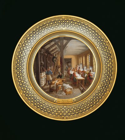 文具，约1820-35年（瓷） 作者 让·查尔斯·德维尔（Jean Charles Develly）