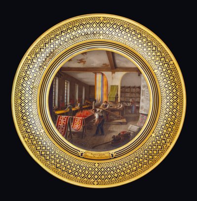 墙纸，c.1820-35 作者 让·查尔斯·德维尔（Jean Charles Develly）