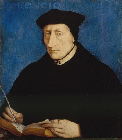 纪尧姆·布德（GuillaumeBudé），约1536年（木头上的油） 作者 让·克鲁埃特