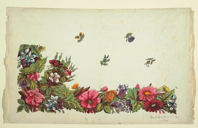印花织物的花朵设计 作者 让·杜波依斯（Jean Dubois）