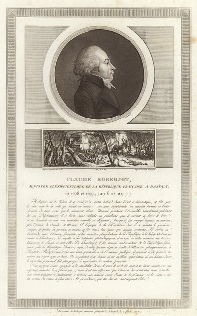 克劳德·罗伯特的肖像 作者 Jean Duplessi Bertaux