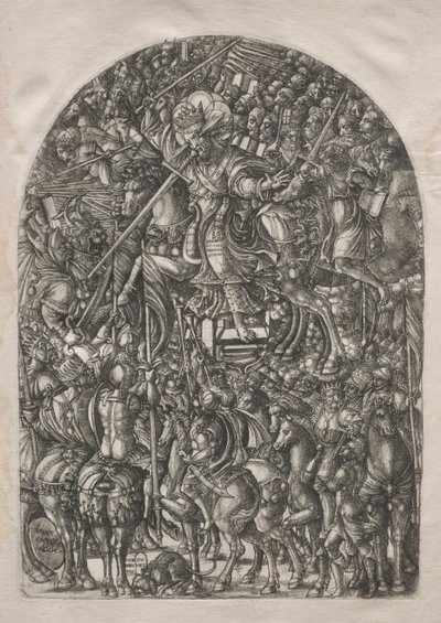 启示录：基督登上白马，1546-1556年。 作者 让·杜维