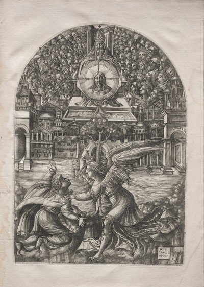 启示录：天使向圣约翰展示活水喷泉，1546-1556年。 作者 让·杜维