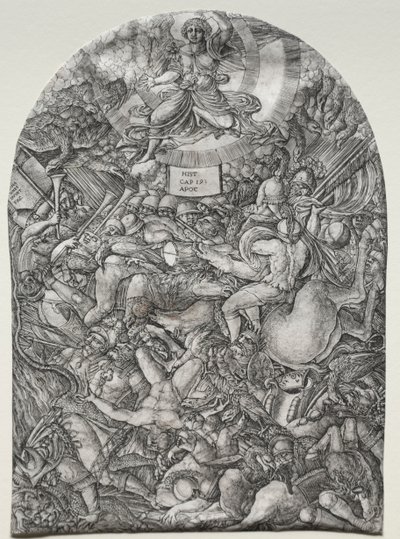 启示录：阳光下的天使叫猛禽，1500年代。 作者 让·杜维