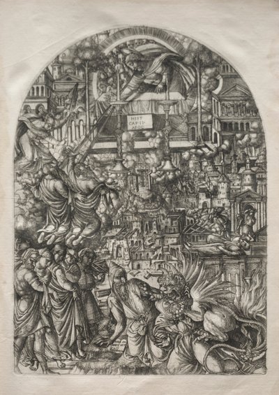 启示录：圣殿的尺寸，1546-1556年。 作者 让·杜维