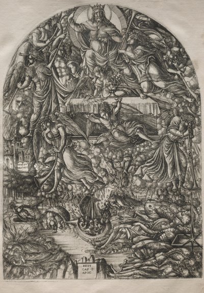 启示录：第七封印的开封，1546-1556年。 作者 让·杜维