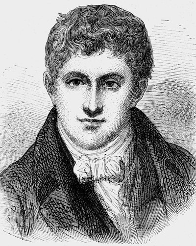 汉弗莱·戴维（Humphry Davy，1778-1829）英国物理学家和化学家，雕刻家 作者 让·爱德华·达金特