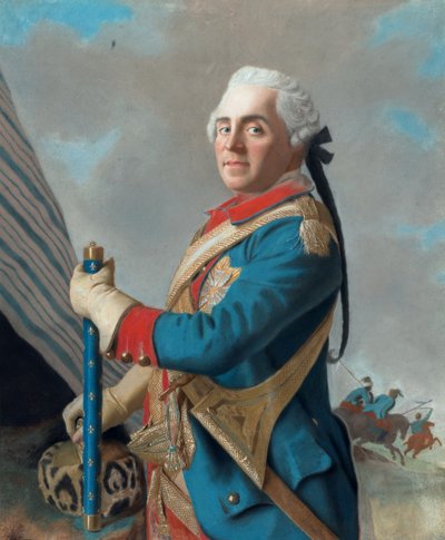 莫里斯·德·萨克斯（Maurice de Saxe）肖像16961750，法国元帅，1748年 作者 Jean Étienne Liotard