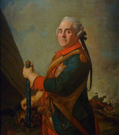 莫里斯·德·萨克斯（Maurice de Saxe）肖像16961750，法国元帅，十八世纪 作者 Jean Étienne Liotard