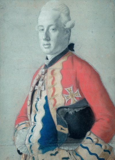 奥地利大公马克西米利安·弗朗茨 (1756-1801) 的肖像，后来成为科隆大主教和选帝侯以及明斯特亲王主教 作者 让·埃蒂安·利奥塔