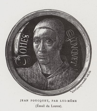 15世纪法国画家Jean Foucquet的自画像 作者 让·富凯