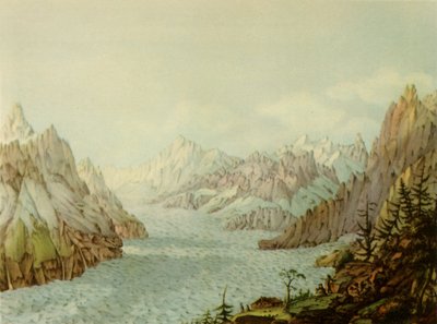 The Mer de Glace or Glacier des Bois