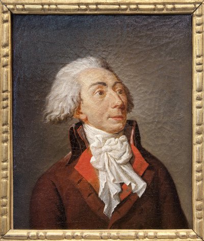 米歇尔-勒贝莱蒂埃-德-圣-法尔戈（1760-1793 年）的肖像，他是法国政治家、律师，大革命期间作为国民大会成员非常活跃。 作者 让·弗朗索瓦·加尼雷