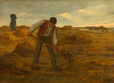 农民传播肥料（农民传播肥料），1854-1855 作者 Jean Francois I Millet