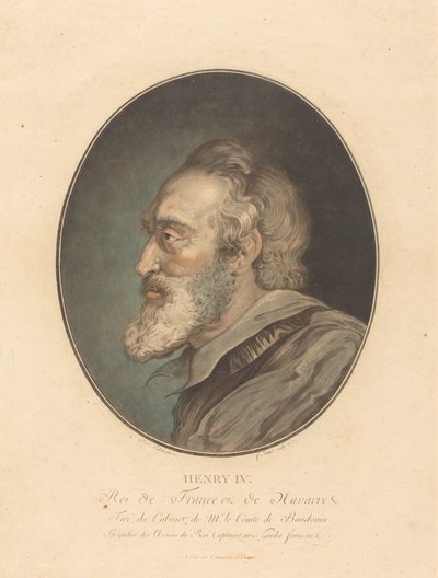 亨利四世，1777年。 作者 Jean Francois Janinet