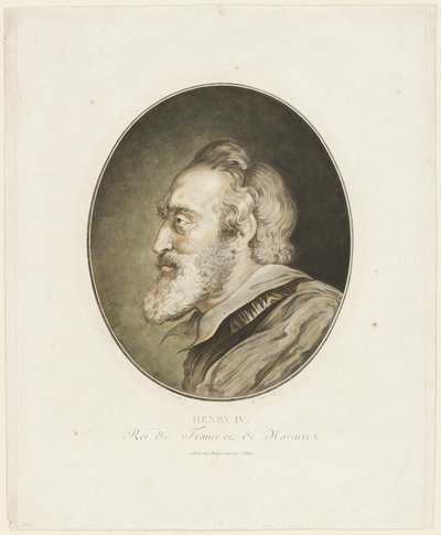 亨利四世，法国和纳瓦拉国王 作者 Jean Francois Janinet