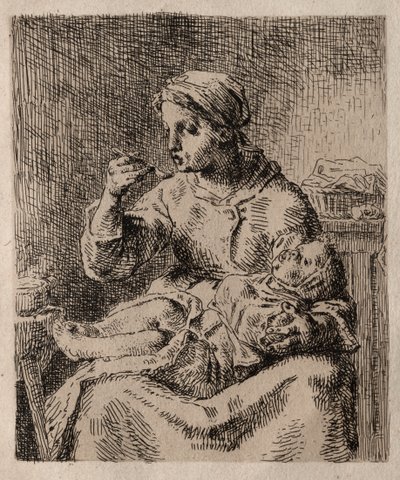 La Bouillée 作者 Jean-Francois Millet