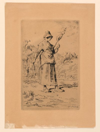 旋转器 作者 Jean-Francois Millet