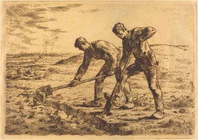 挖掘机 作者 Jean Francois Millet