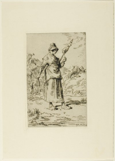 旋转器 作者 Jean-Francois Millet