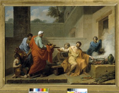 古罗马：“马尼乌斯·库里乌斯·登塔特斯（Manius Curius Dentatus）拒绝萨姆尼人的礼物” 作者 让-弗朗索瓦·皮埃尔·佩龙