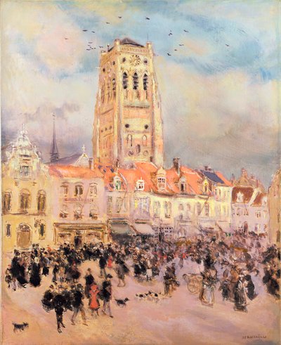 北部城镇 作者 Jean Francois Raffaelli