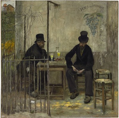 苦艾酒饮者 作者 Jean Francois Raffaelli