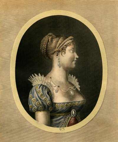 玛丽·露易丝（Marie Louise），帕尔马公爵夫人，约1821年，1921年。 作者 让·弗朗索瓦·里伯