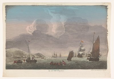 英格兰海岸与水上船只的景色
Les cotes d