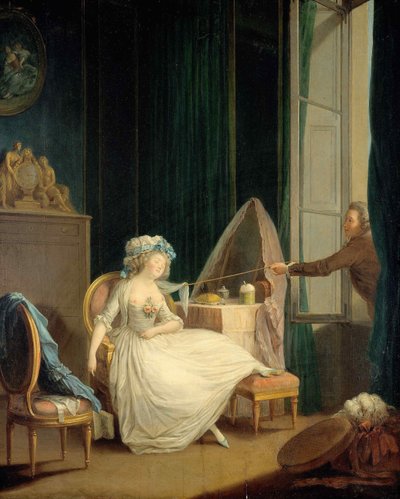 轻浮的爱c。 1780。 作者 让·弗雷德里克·肖尔