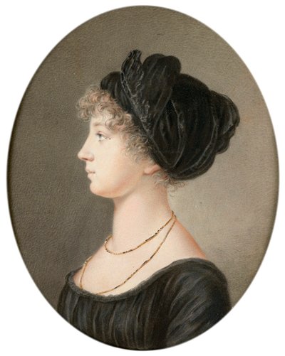俄罗斯的沙皇（Tsarina Elizabeth Elizabeth Alexeievna），1824年。 作者 让·亨利·本纳