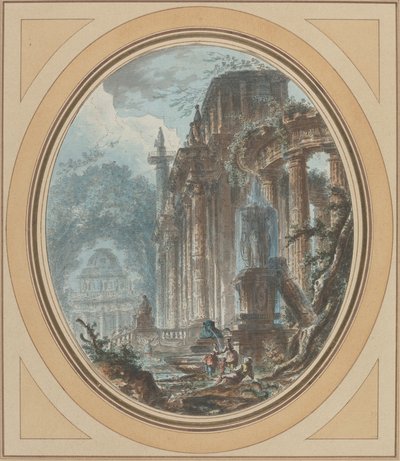 花园随想曲与仿古遗迹 作者 让·亨利·亚历山大·佩内特