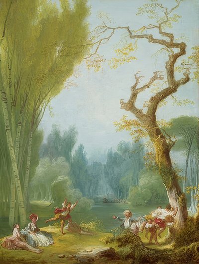 骑马游戏。约于1775-80 作者 让·奥诺雷·弗拉戈纳尔