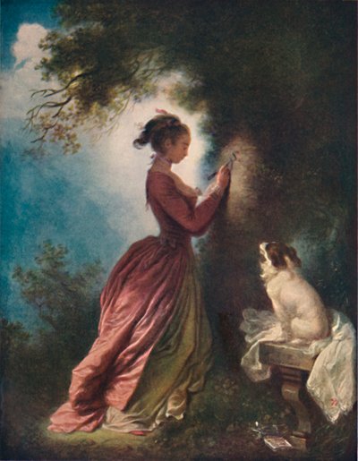 《爱号纪念品》，c1775-80，1911年 作者 让·奥诺雷·弗拉戈纳尔