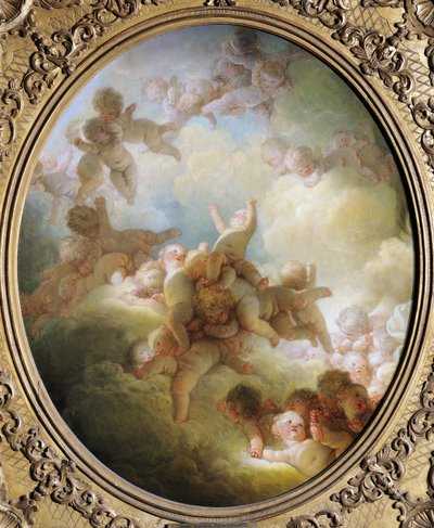丘比特群，1767年 作者 让·奥诺雷·弗拉戈纳尔
