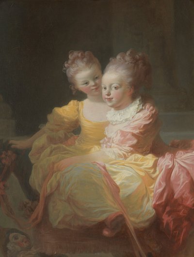 两个姐妹，约。 1769-70。 作者 让·奥诺雷·弗拉戈纳尔