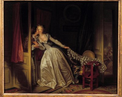 飞吻让·奥诺雷·弗拉戈纳尔 (1732-1806) 1788 年作画。 0,45 X0,55 m 冬宫博物馆，圣彼得堡 作者 Jean Honore Fragonard
