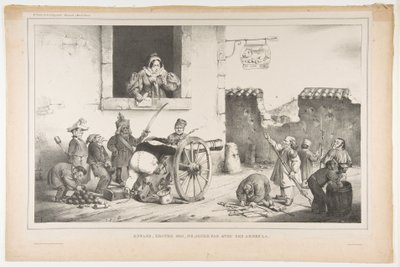 孩子们，听从我，不要玩那些武器，1834年4月 作者 让·伊格纳斯·伊西多尔·杰拉德