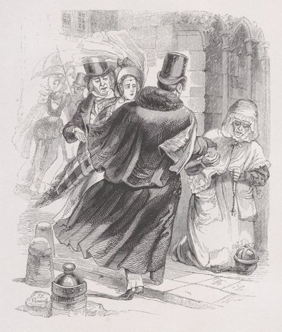 贫穷的女人》选自《贝朗热全集》，1836年。 作者 让·伊格纳斯·伊西多尔·杰拉德
